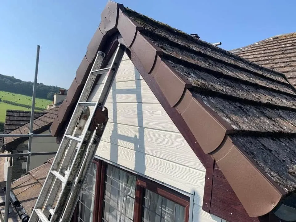 New fascias, bargeboards and guttering in Falmouth