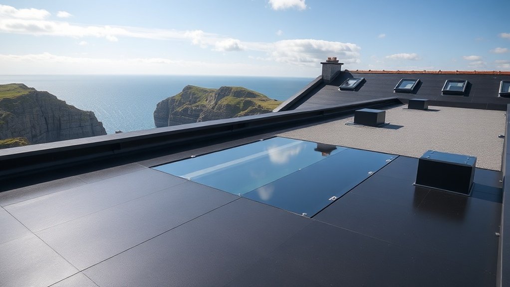 Flat roof installation in Falmouth